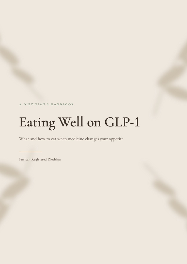 Eating Well on GLP-1 - handbook cover